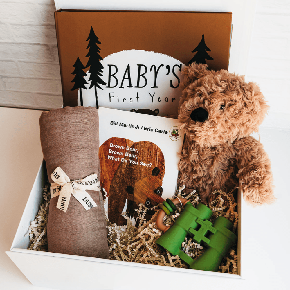 Baby’s First Year Gift Box - Brown - Giften Market