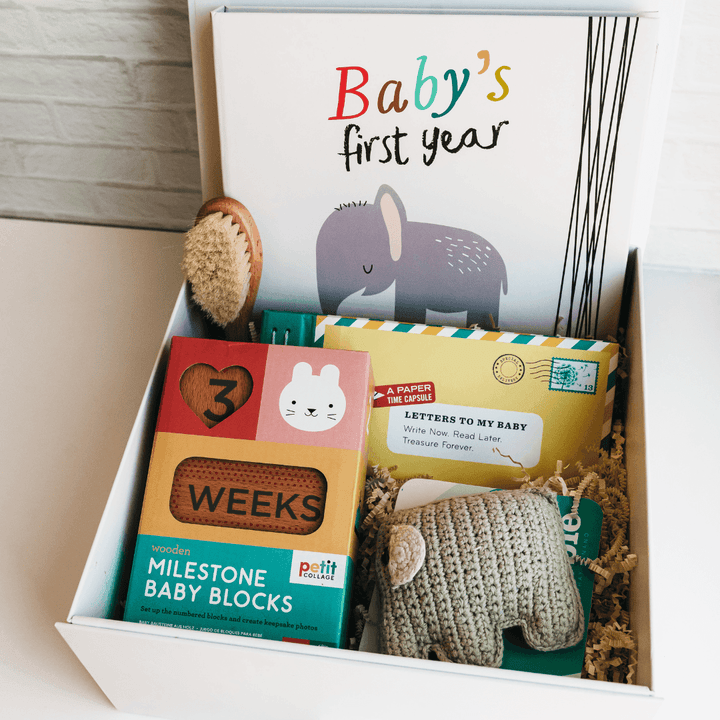 Baby’s First Year Gift Box - Gray - Giften Market