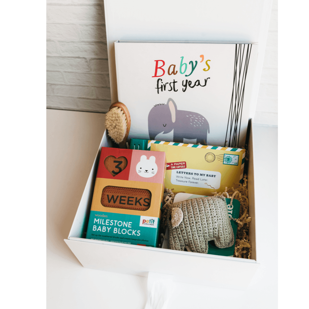 Baby’s First Year Gift Box - Gray - Giften Market