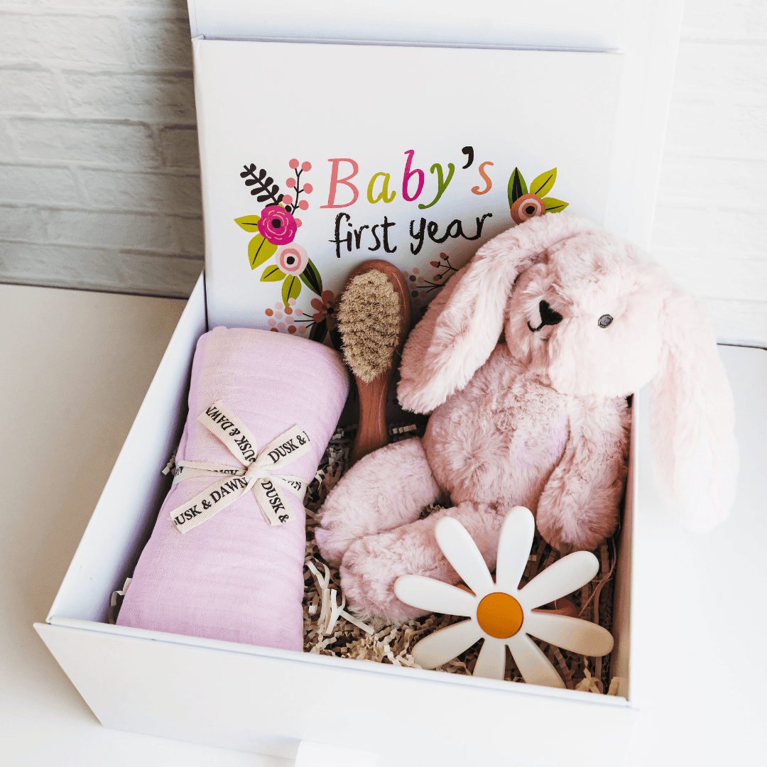 Baby's First Year Gift Box - Pink - Giften Market