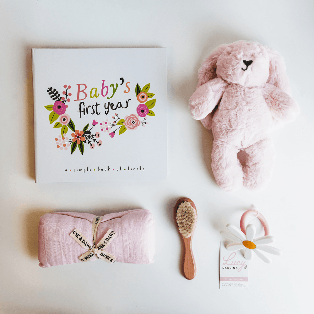 Baby's First Year Gift Box - Pink - Giften Market