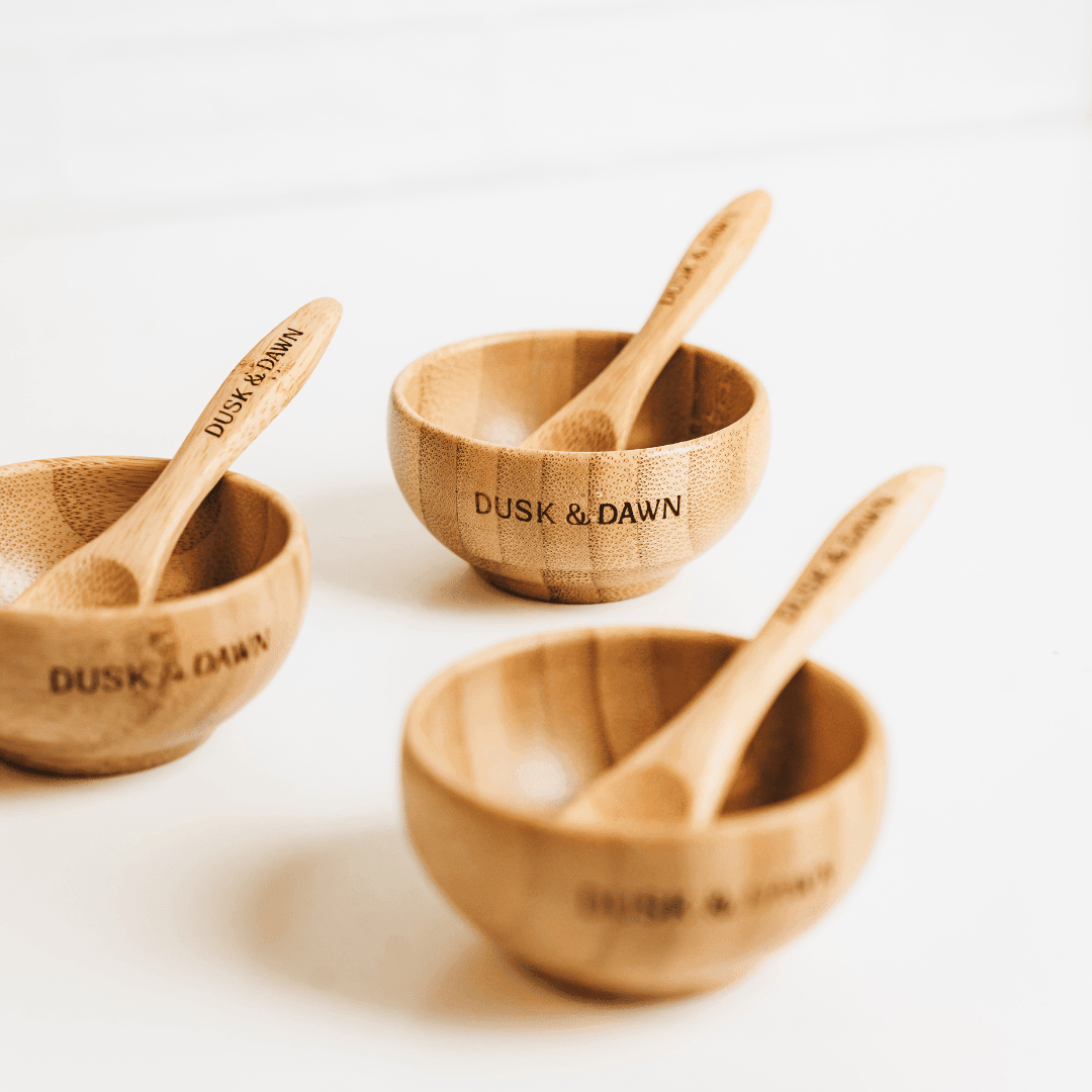 Bamboo Mixing Bowl & Spoon Set - Giften Market