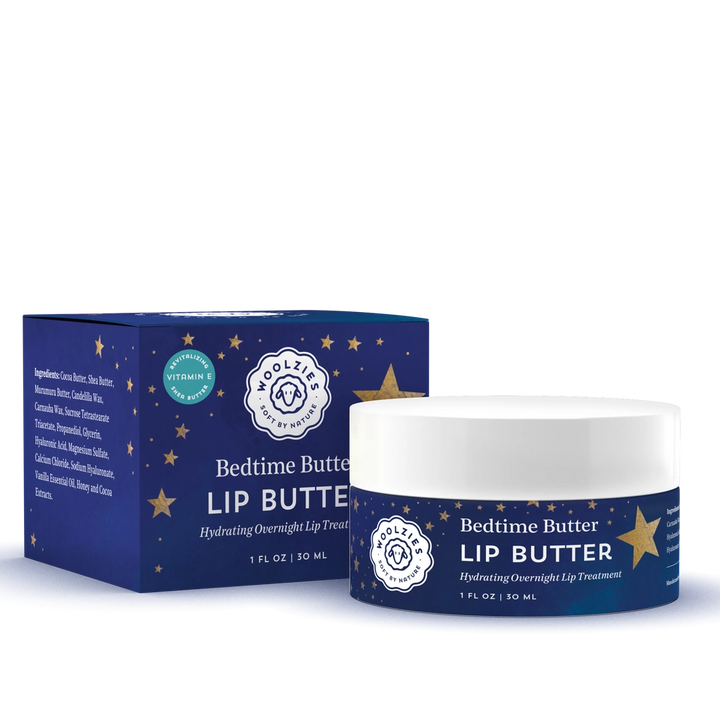 Hydrating lip butter jar and star-themed box, suitable for premium gift sets