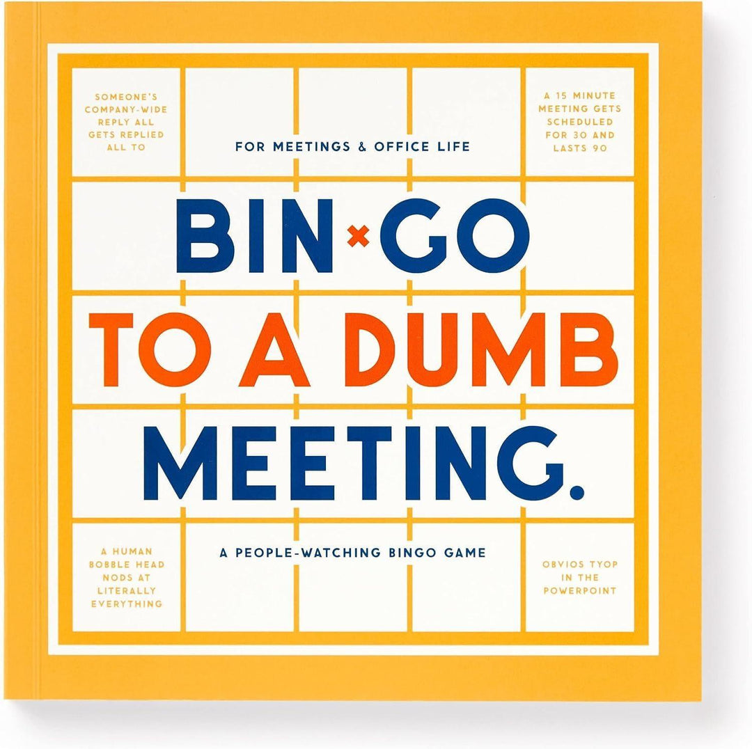 Bin-Go To A Dumb Meeting Bingo Book - Giften Market