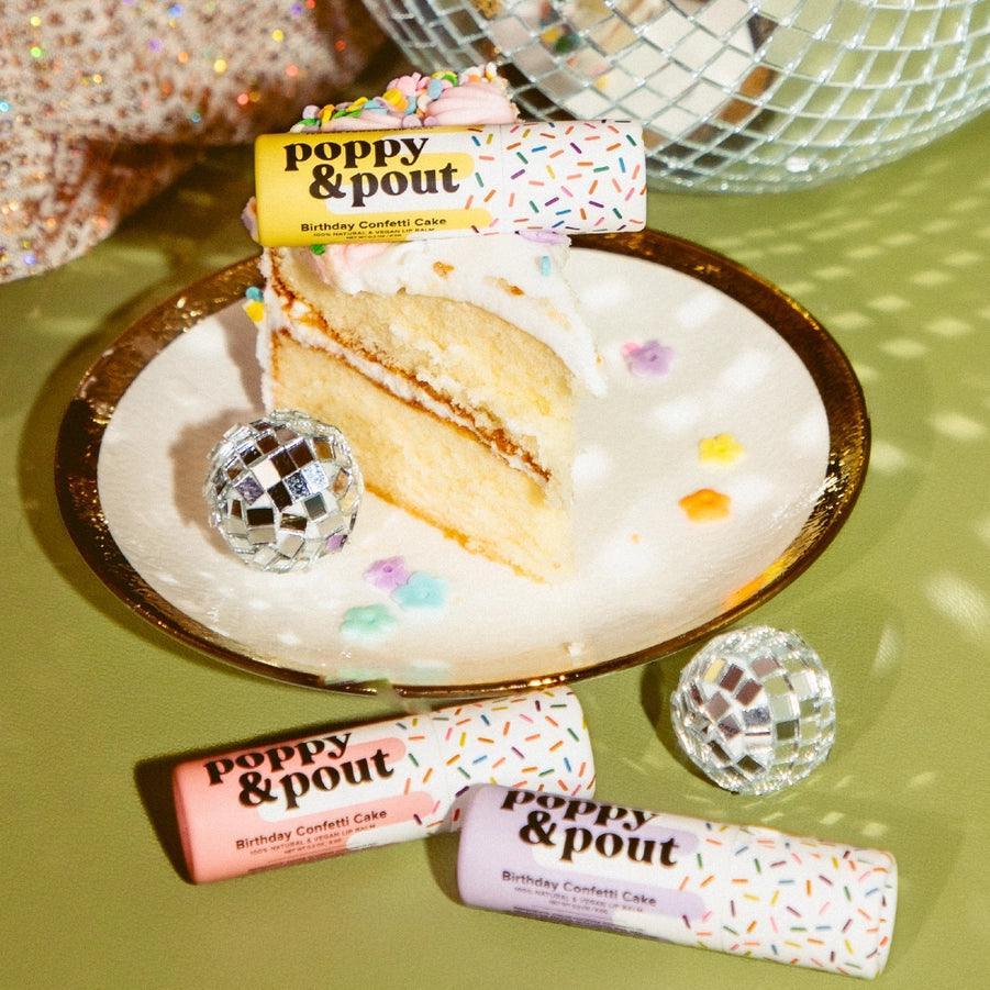 Birthday Confetti Cake - Vegan Lip Balm - Giften Market