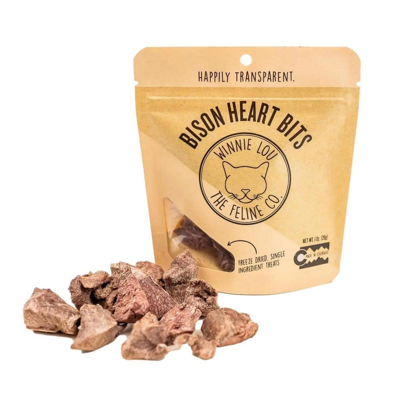 Bison Heart Bits - Cat Treats - Giften Market