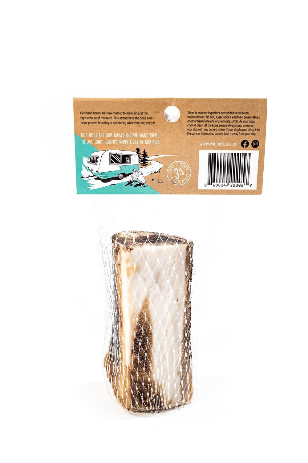 Bison Marrow Dog Bone - Giften Market