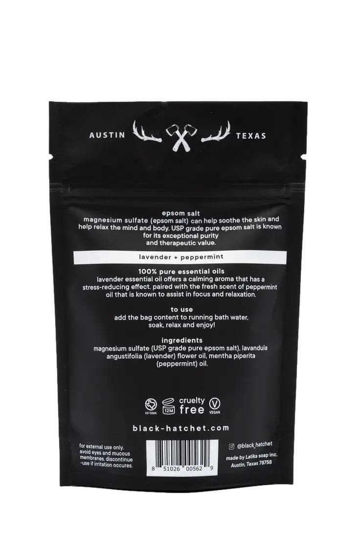 Black Hatchet Relax Bath Soak - Giften Market