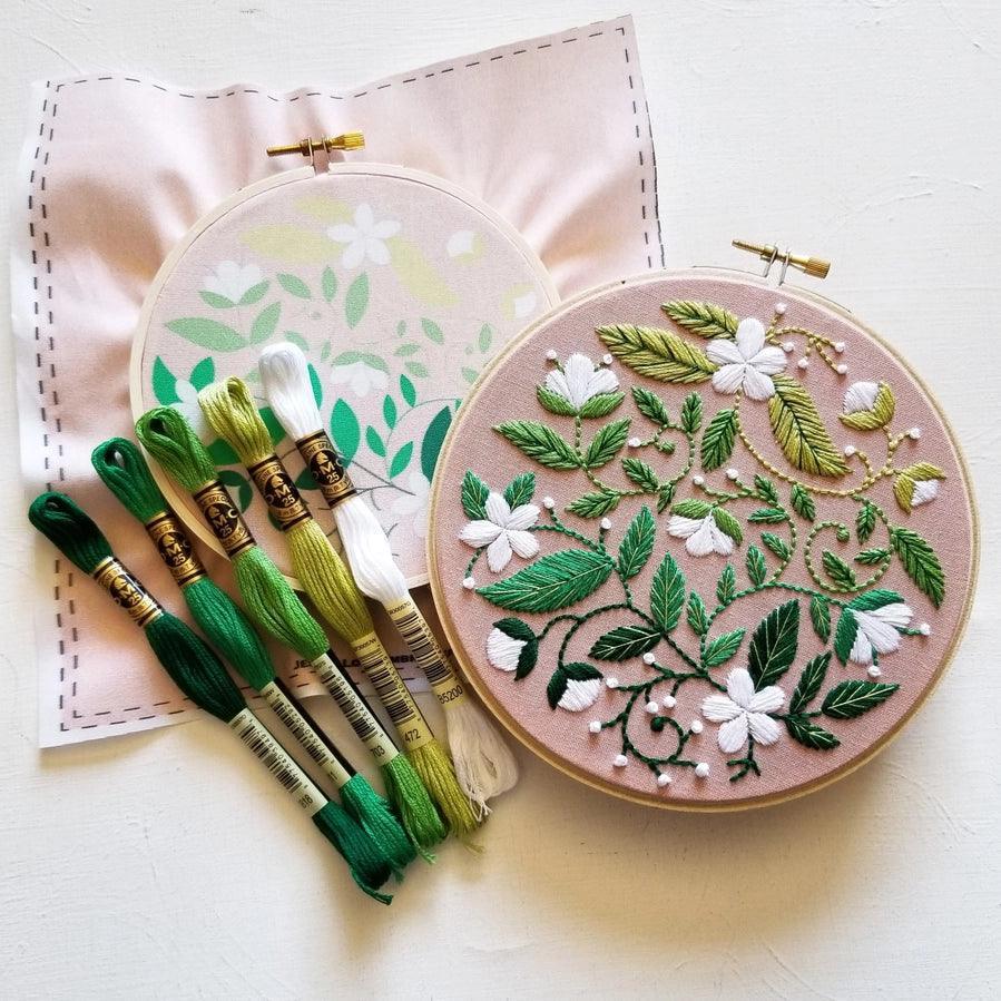 Blissful Blooms Beginner Embroidery Kit - Giften Market