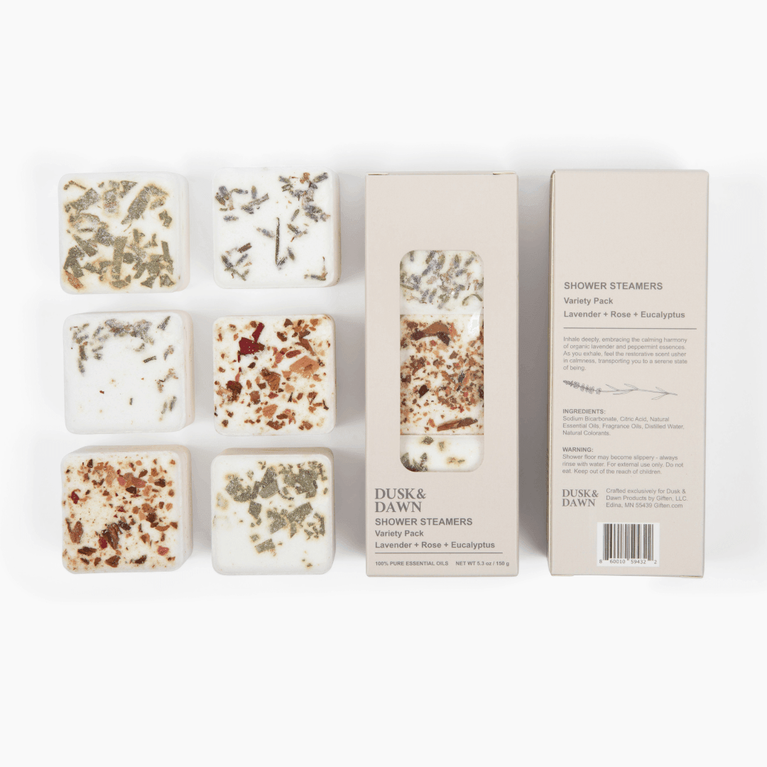 Botanical Shower Steamers Variety Pack - 3 Steamers - Giften Market