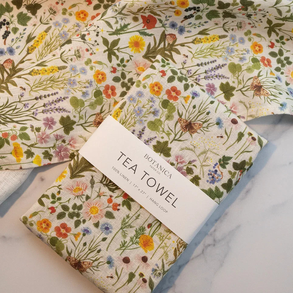 Botanist - 100% Linen Tea Towel - Giften Market