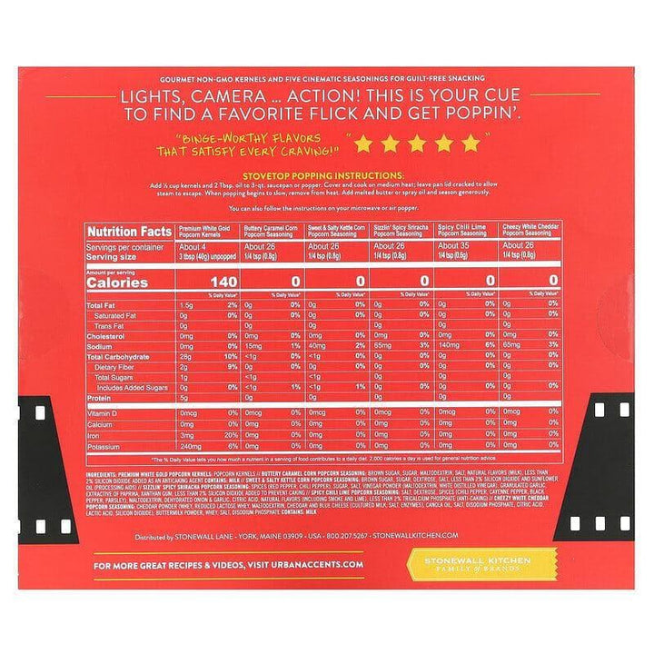 Box Office Hits Popcorn Set - Giften Market