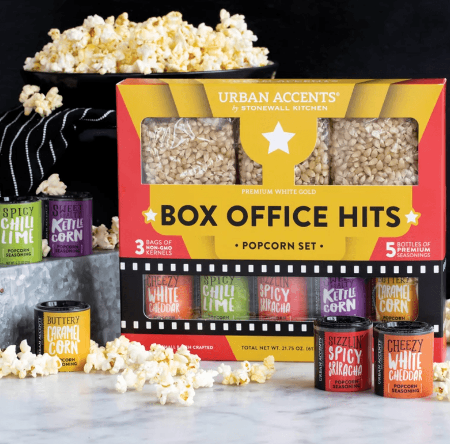 Movie Night Popcorn Gift Baskets - Movie Lover - Popcorn & Movie Gift –  Giften Market