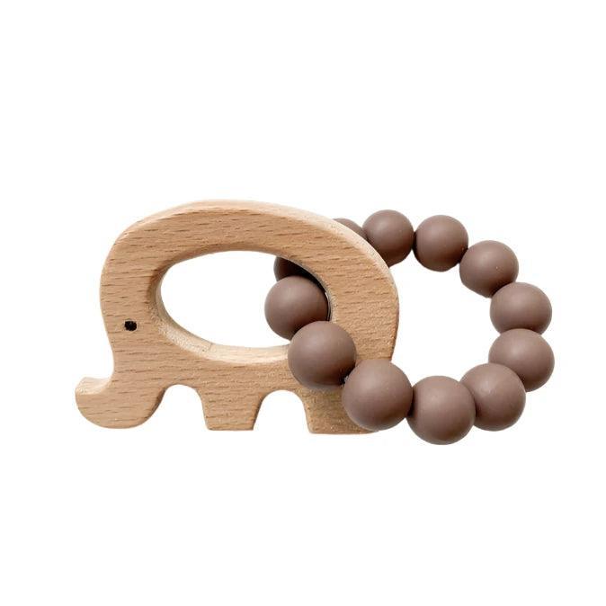 Brown Elephant Teether - Giften Market
