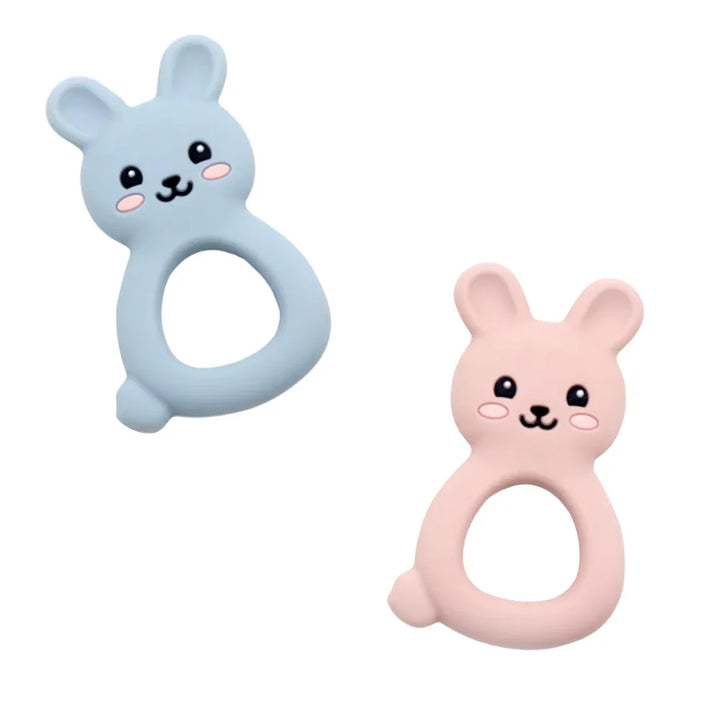 Bunny Silicone Baby Teether - Giften Market