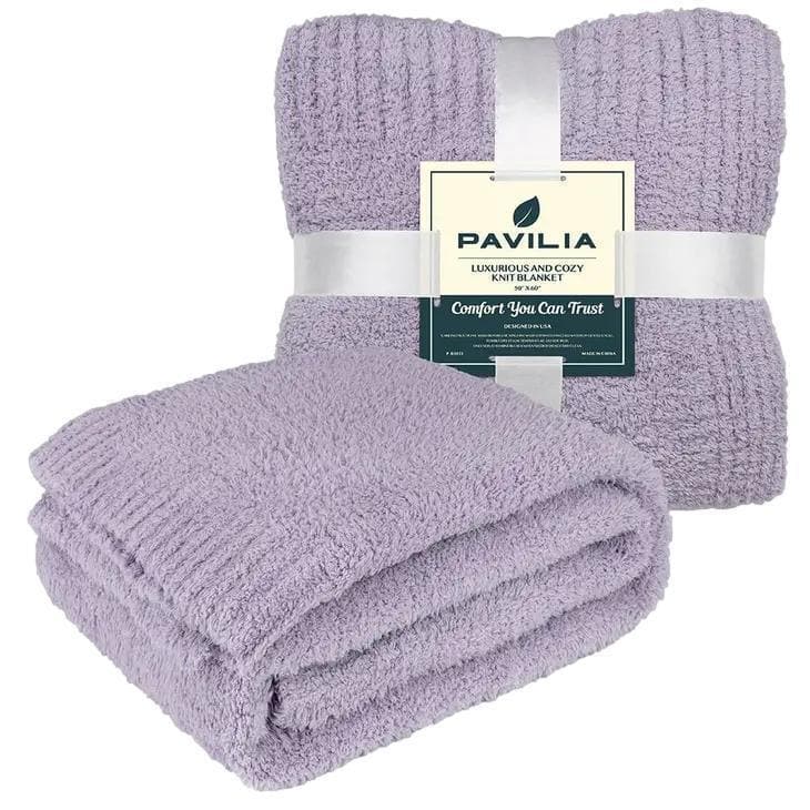 Buttery Soft Fluffy Knit Blanket – PAVILIA