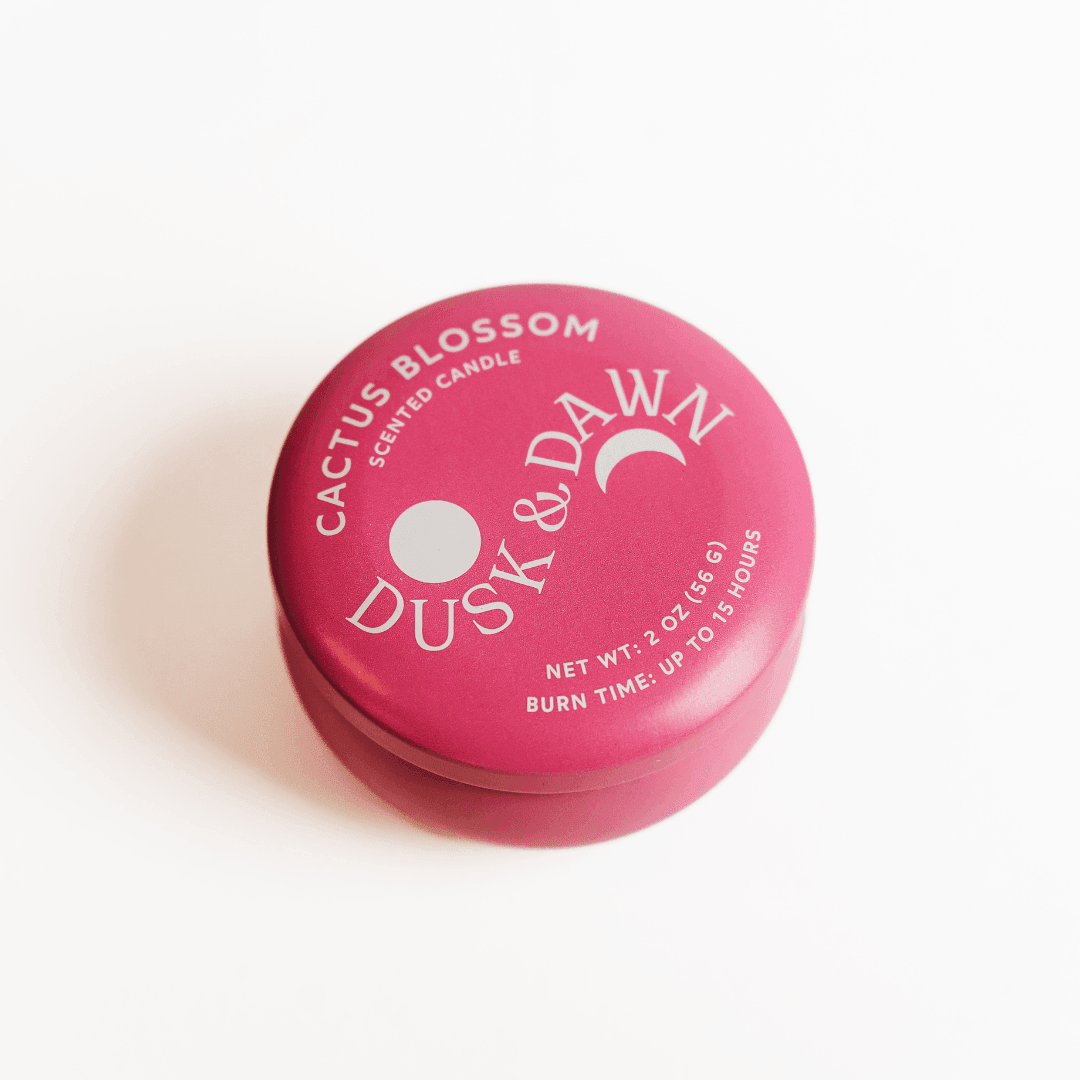 Cactus Flower Mini Tin 2oz Candle - Giften Market