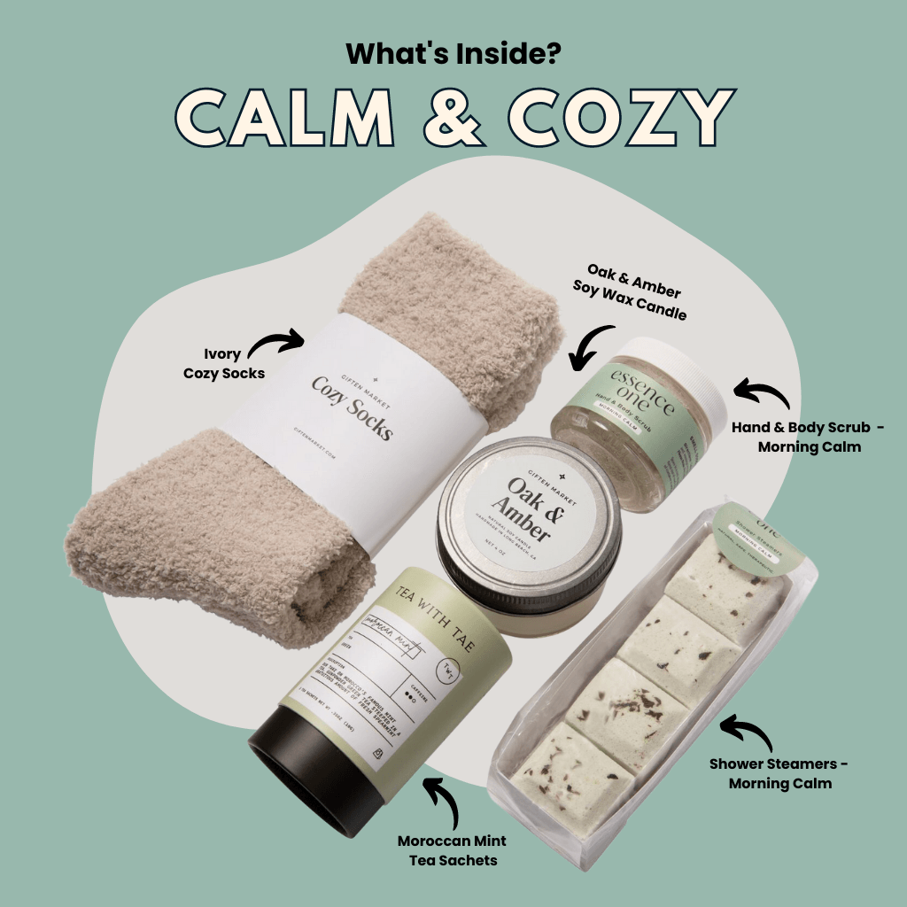 Calm & Cozy Gift Basket - Morning Calm - Giften Market