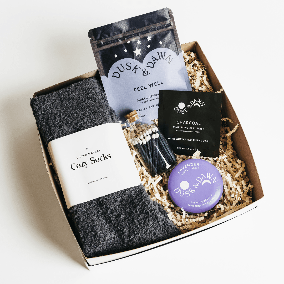 Calm & Cozy Gift Box - Lavender - Giften Market