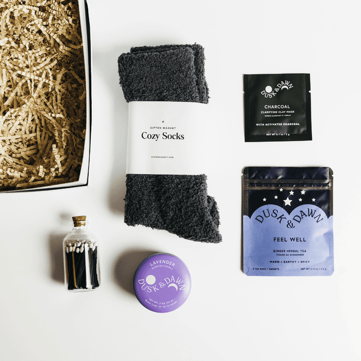 Calm & Cozy Gift Box - Lavender - Giften Market
