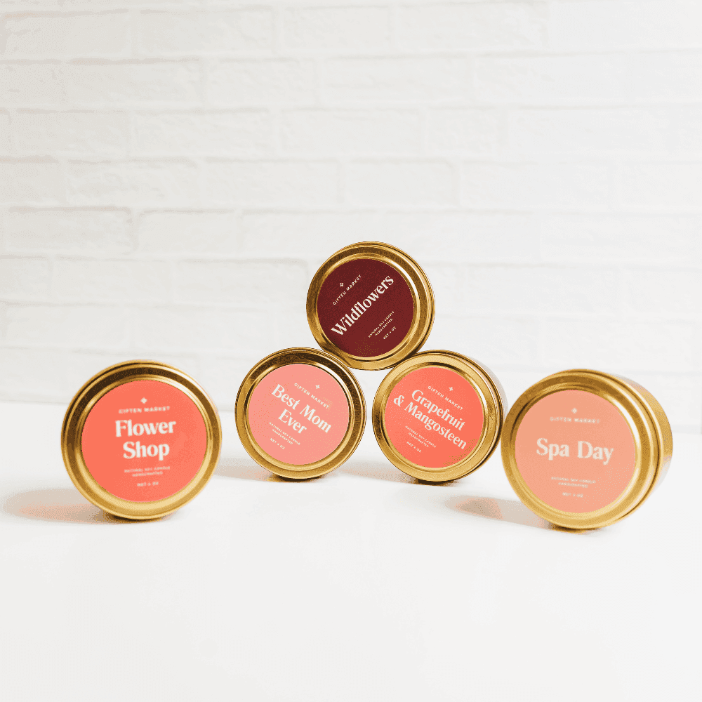 Sweater Weather Gold Travel Candle - Giften Market