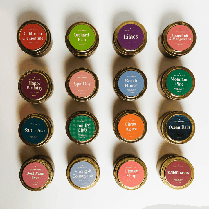 Sweater Weather Gold Travel Candle - Giften Market