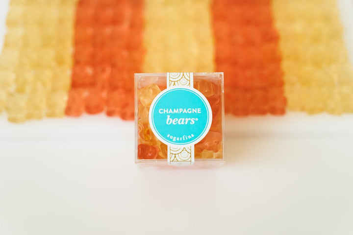 Champagne Bears - Small Candy Cube - Giften Market