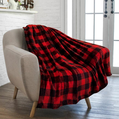Checkered Fleece Blanket - Giften Market