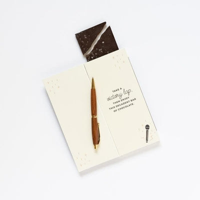 Chocolate Bar and Greeting Card – Boom Mic Drop, Congrats! - Giften Market