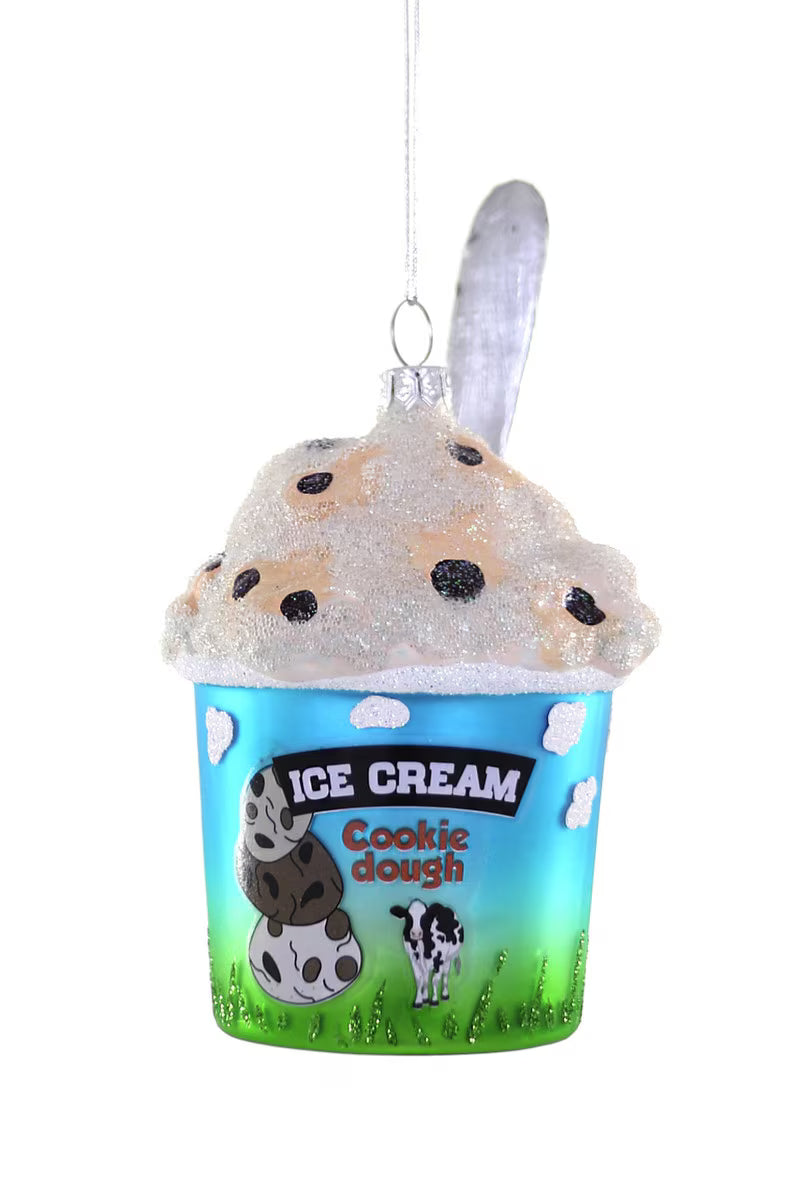Chocolate Chip Cookie Dough Ice-cream Ornament - Giften Market