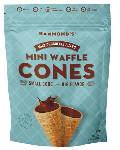Chocolate Filled Mini Waffle Cones - Giften Market