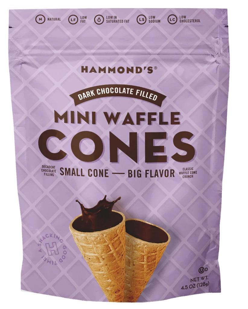 Chocolate Filled Mini Waffle Cones - Giften Market