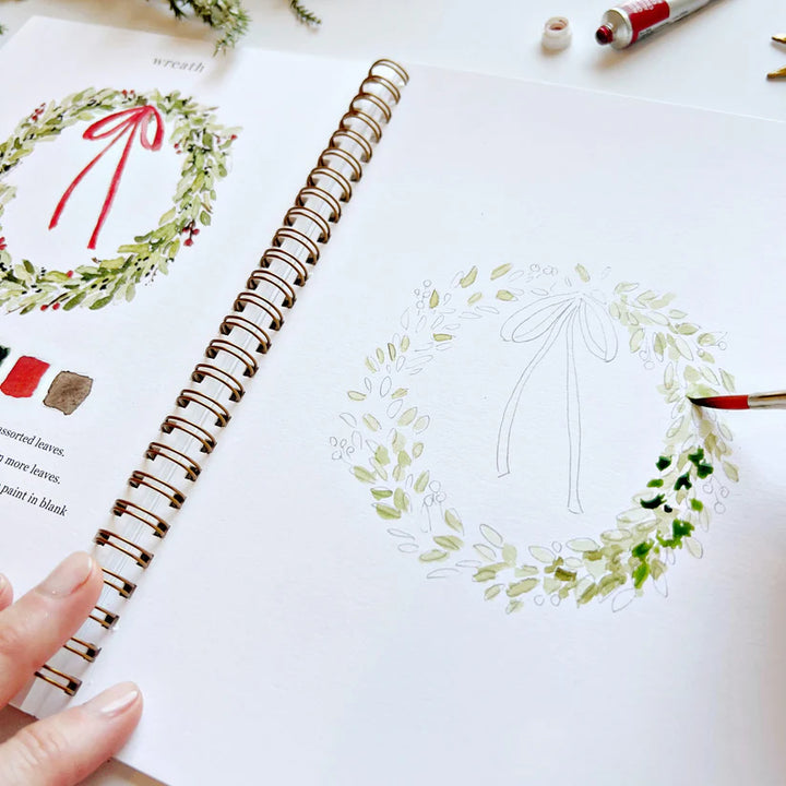 Christmas Watercolor Workbook - Giften Market