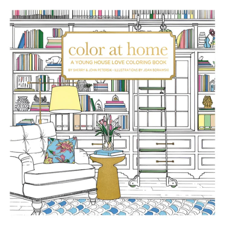 Color At Home: Adult Coloring Book - Giften Market