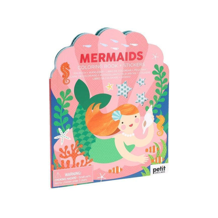 Coloring Book with Stickers: Mermaids - Giften Market