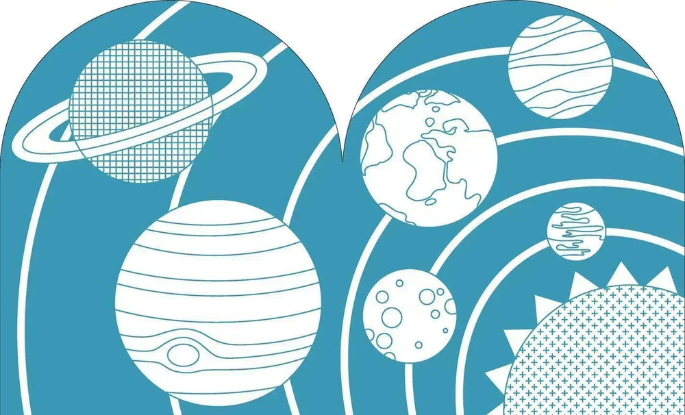 Coloring Book with Stickers: Outer Space - Giften Market
