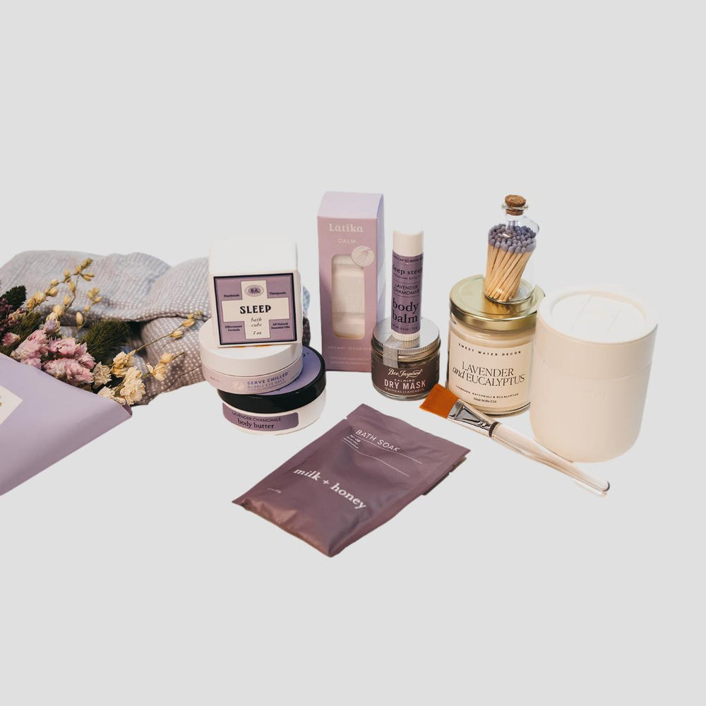 Comfort & Care Gift Box - Lavender - Giften Market