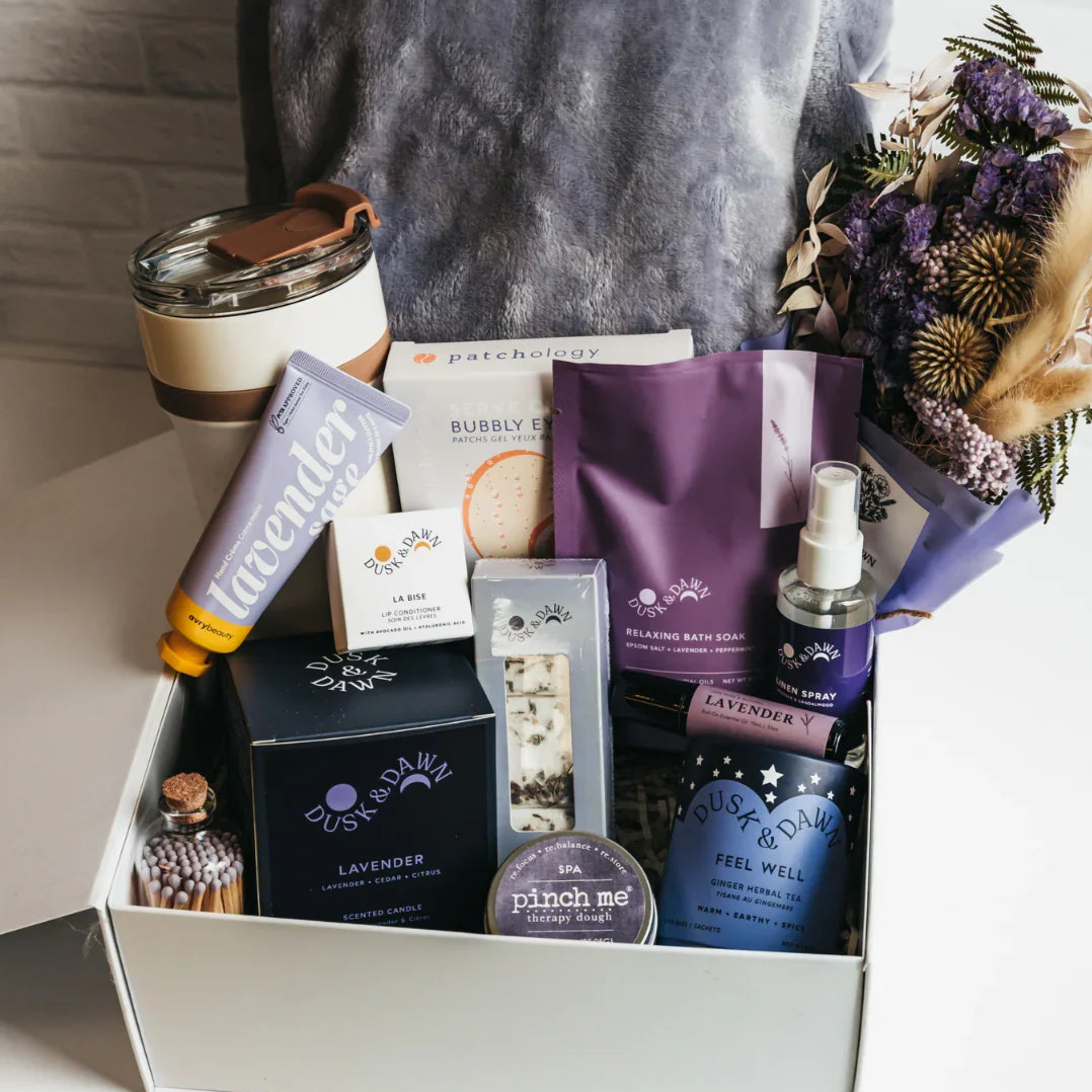 Comfort & Care Gift Box - Lavender - Giften Market