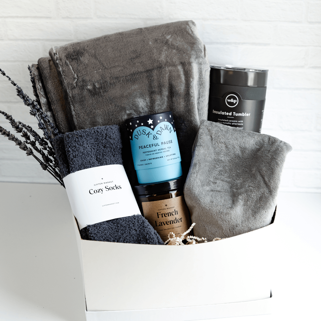 Comfort & Care Gift Box - Light Gray - Giften Market