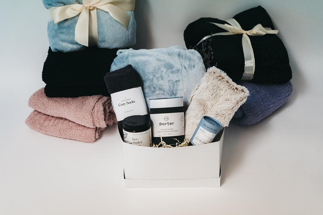 Comfort & Care Gift Box - Light Gray - Giften Market