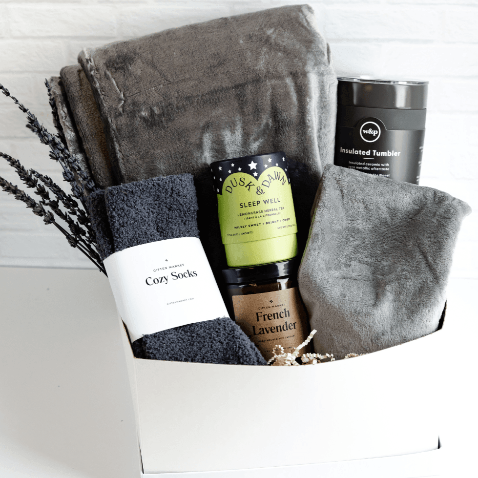 Comfort & Care Gift Box - Light Gray - Giften Market