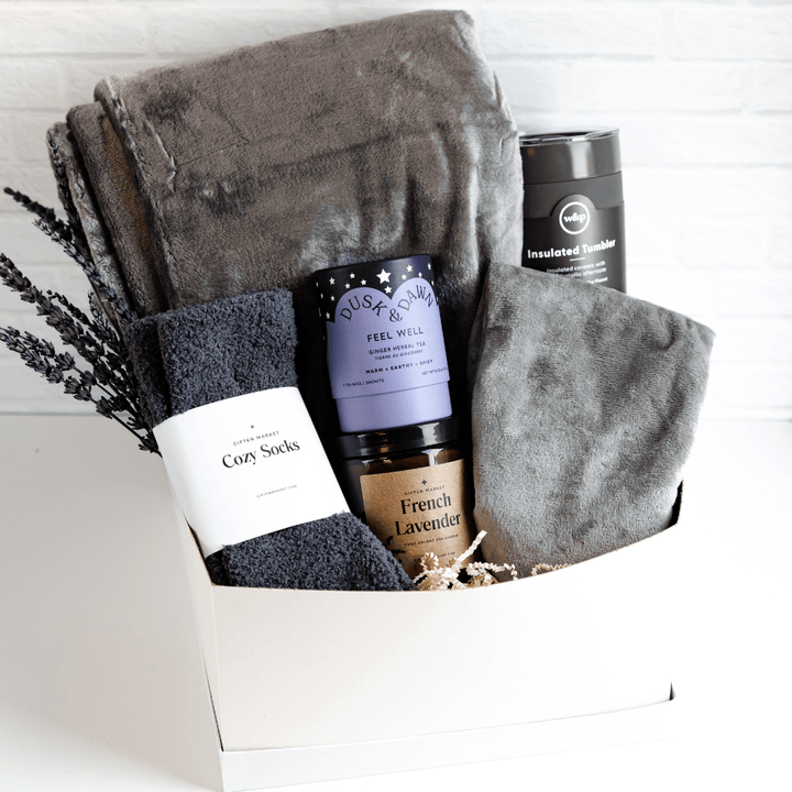 Comfort & Care Gift Box - Light Gray - Giften Market