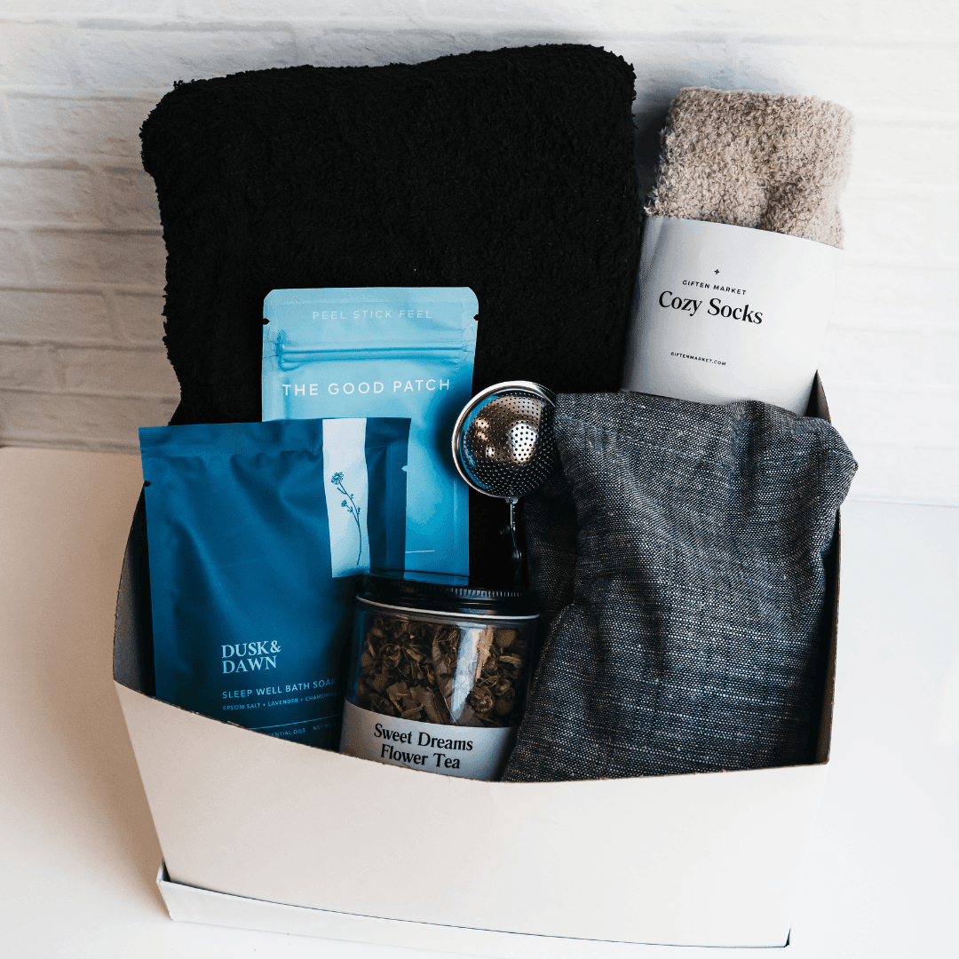 Comfort & Care Gift Box - Navy - Giften Market