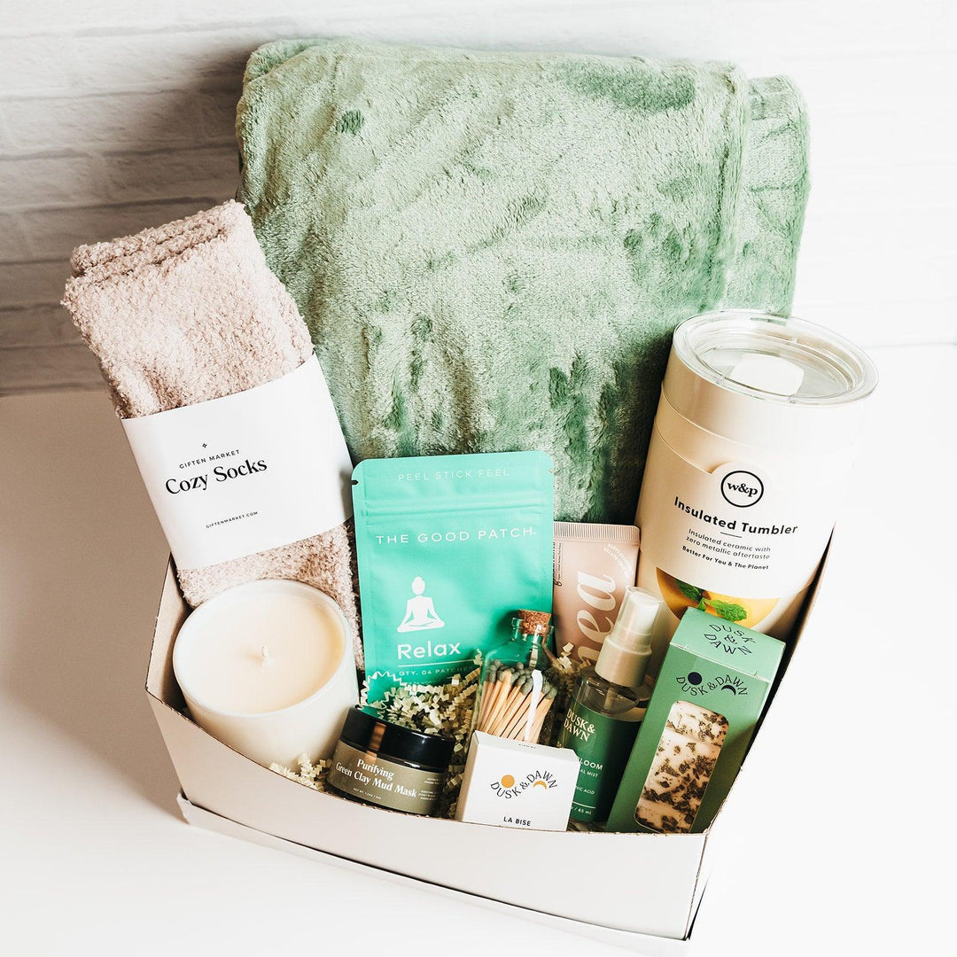 Comfort & Care Gift Box - Sage Green - Giften Market