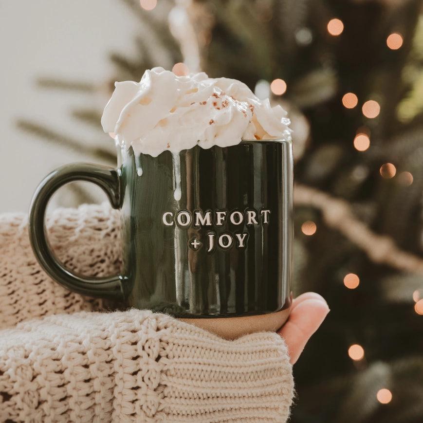 Comfort + Joy Stoneware Coffee Mug - Giften Market