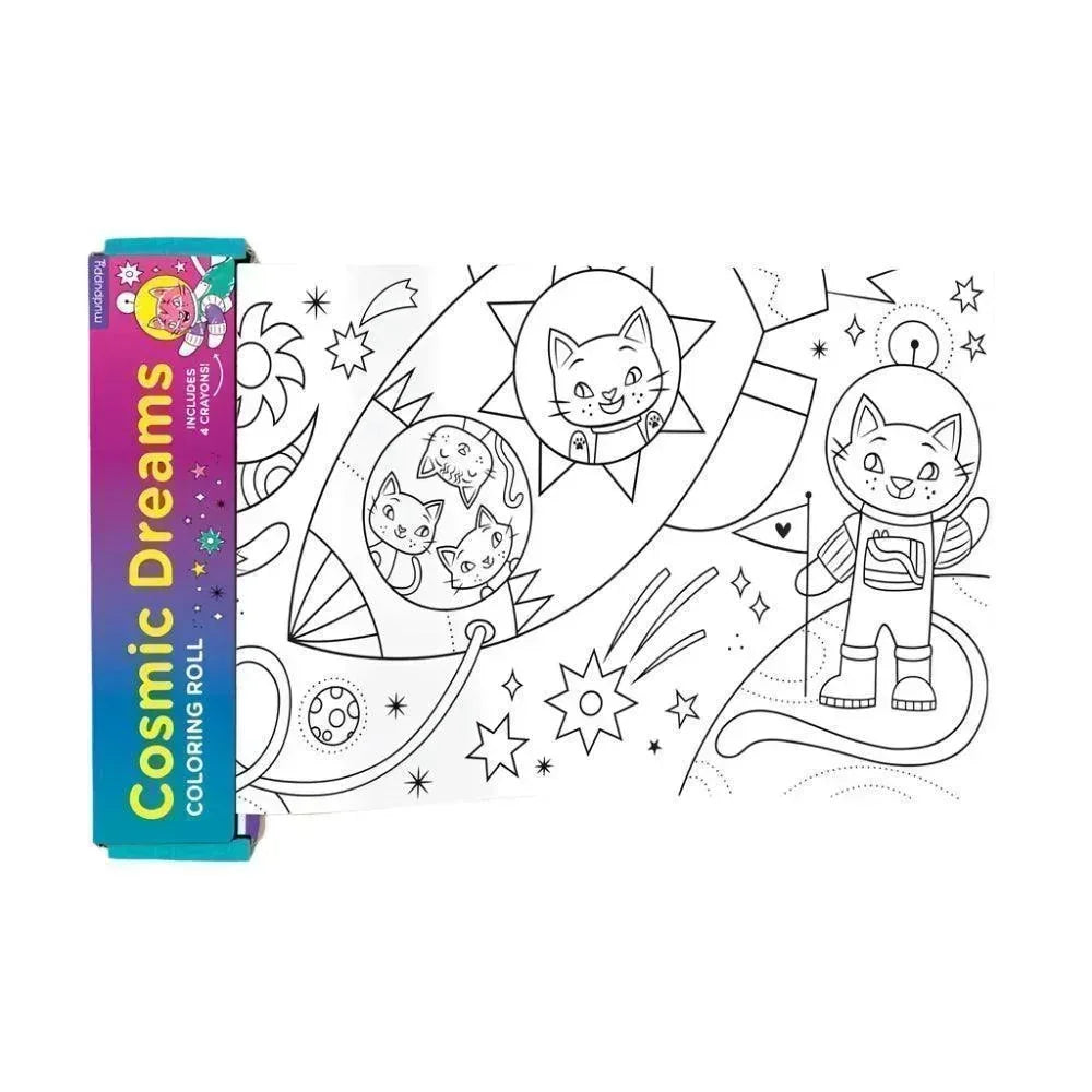 Cosmic Dreams Mini Coloring Roll - Giften Market