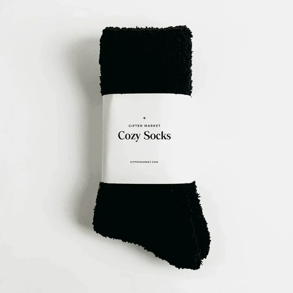 Cozy Cloud Socks - Black - Giften Market