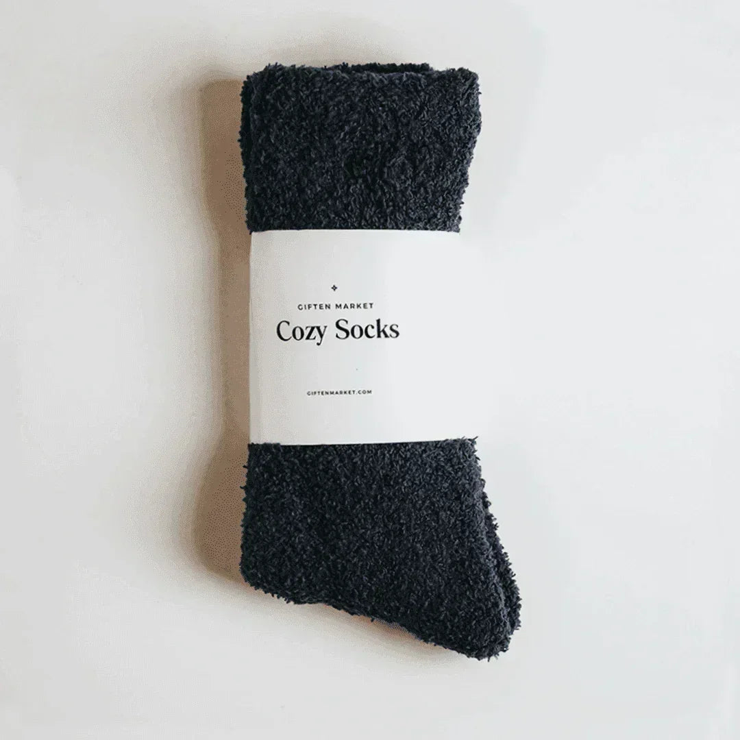 Cozy Cloud Socks - Charcoal - Giften Market