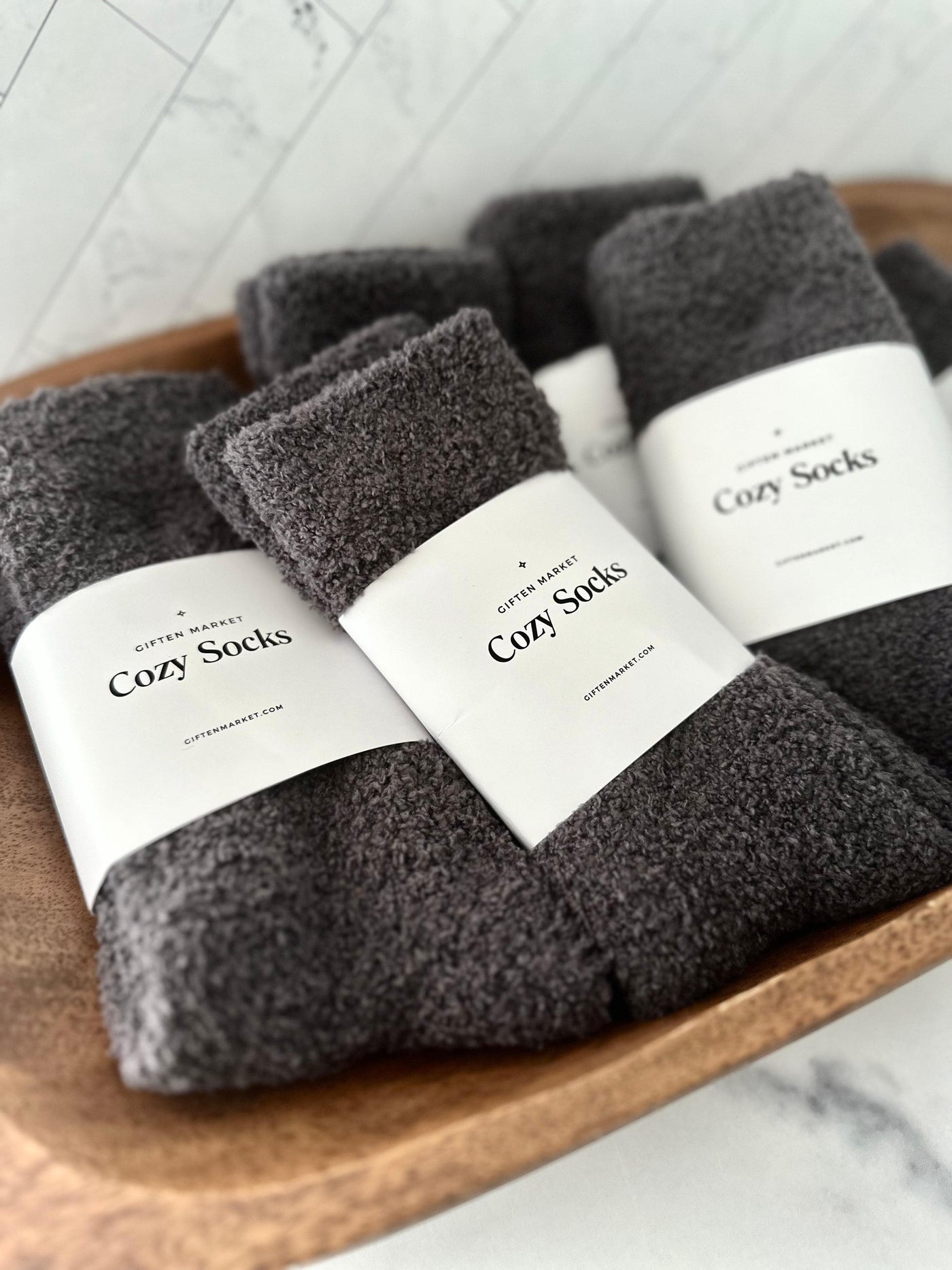 Cozy Cloud Socks - Charcoal - Giften Market