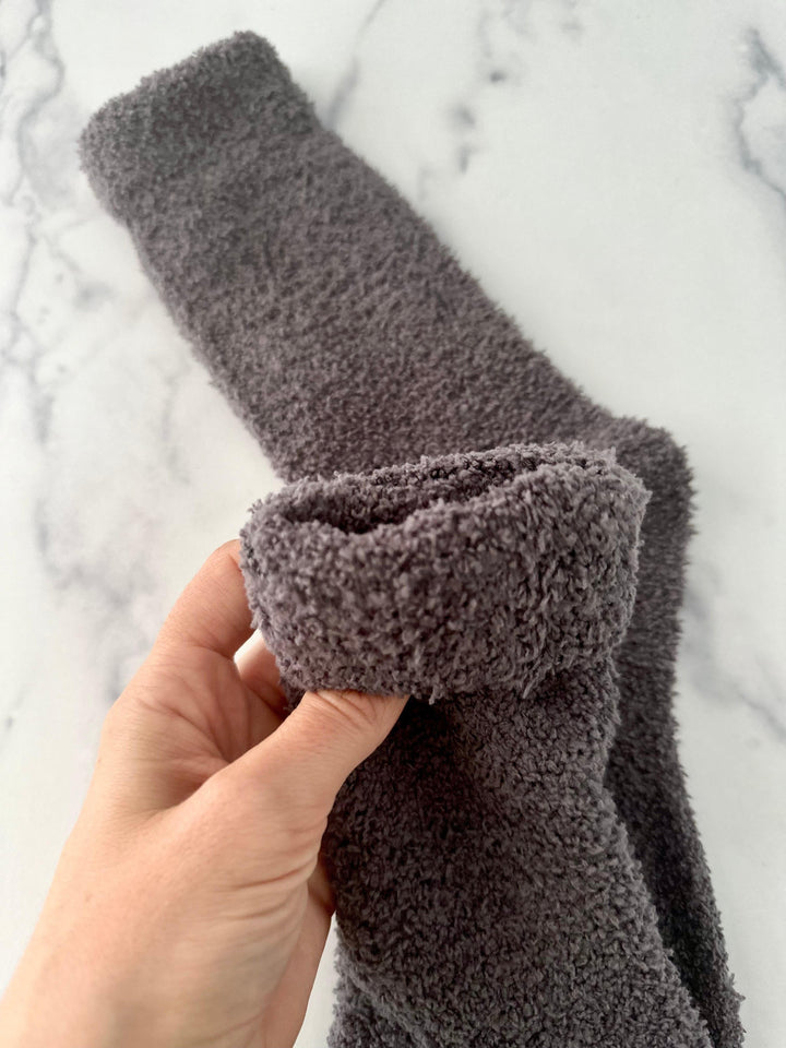 Cozy Cloud Socks - Charcoal - Giften Market